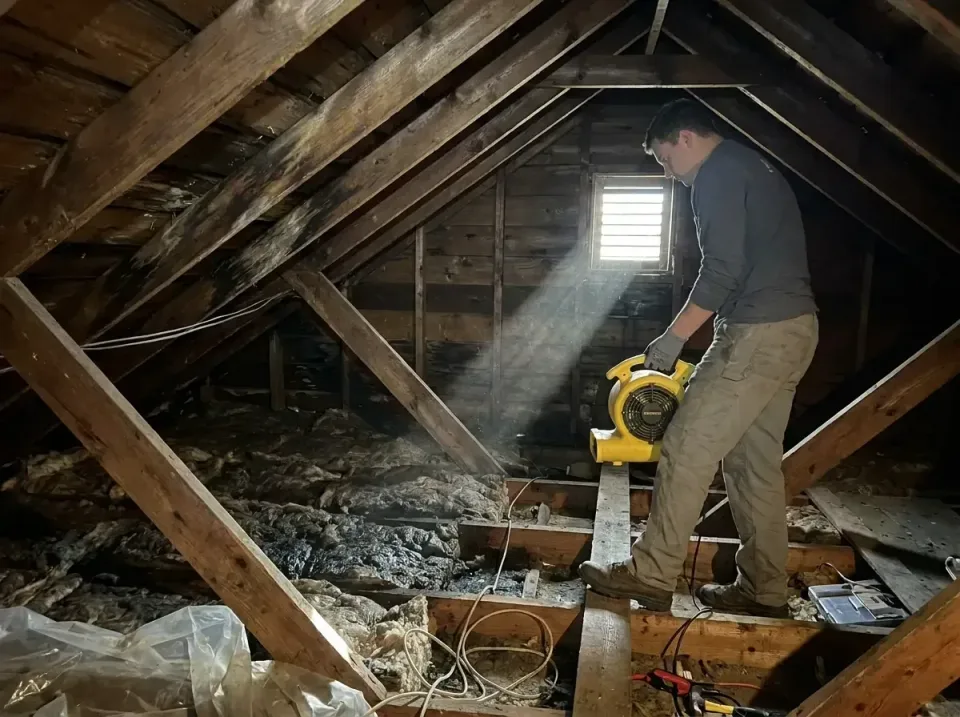 attic-water-damage-drying-proc-007 — frequently asked questions, Emergency Water Extraction & 24/7 Flood Response in Stillwa…